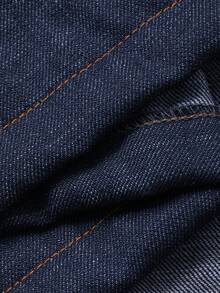 DAZY Đầm dài dáng rộng, không tay, cổ vuông, màu trơn dành cho nữ. - Màu xanh lam - Xem 4