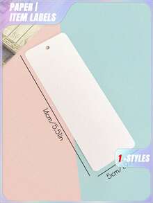 SHEIN 30Sheets/Set Kraft Paper Card Blank Black Card Business Card Message Thank You Card Writing Cards Label Bookmark Learning Cards Doodle Bookmark Ancient Style Bookmark Paper Blank Paper With Holes Hand-Painted Cards Creative DIY Material Package Student Note Handwritten Card - White - View 2