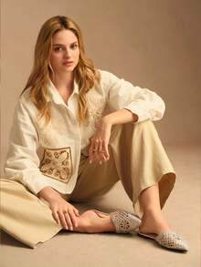 Rosivie Korean Version Of Microfiber Insole Quick-Drying Lightweight Net Bread Slippers Summer Fashion Flat Bottom. - Gold - View 1