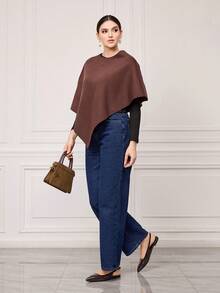 Sleekvia Women's Fashion Versatile Commuter Buckle Pointed Toe Flats - Brown - View 10