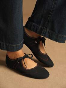 Rosivie Women Flats Valentine's Day - Black - View 6