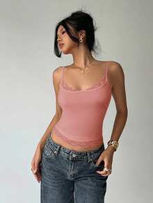 Aloruh Women Tank Tops & Camis - Pink - View 6