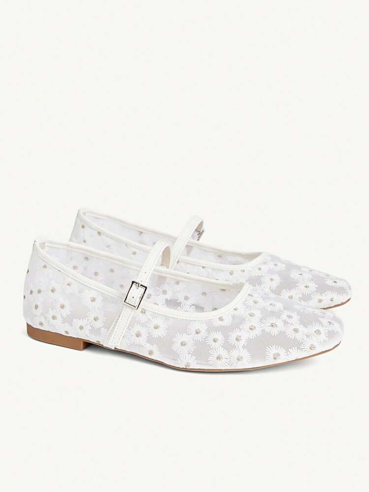 CUCCOO CHICEST Women's Breathable Mesh Casual Slip-On Shoes, Comfortable For Work And Daily Wear, Summer Wedding Shoes Spring Shoes Bride Shoes