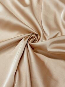 Franclia Women's Elegant Fashion Bubble Bead Neckline Dress, Suitable For Valentine's Day, Party, Sexy Gold Elegant Dress Women Pearl Dress Classy Dress Silk Dresses Satin Dress Elegant - Champagne - View 5