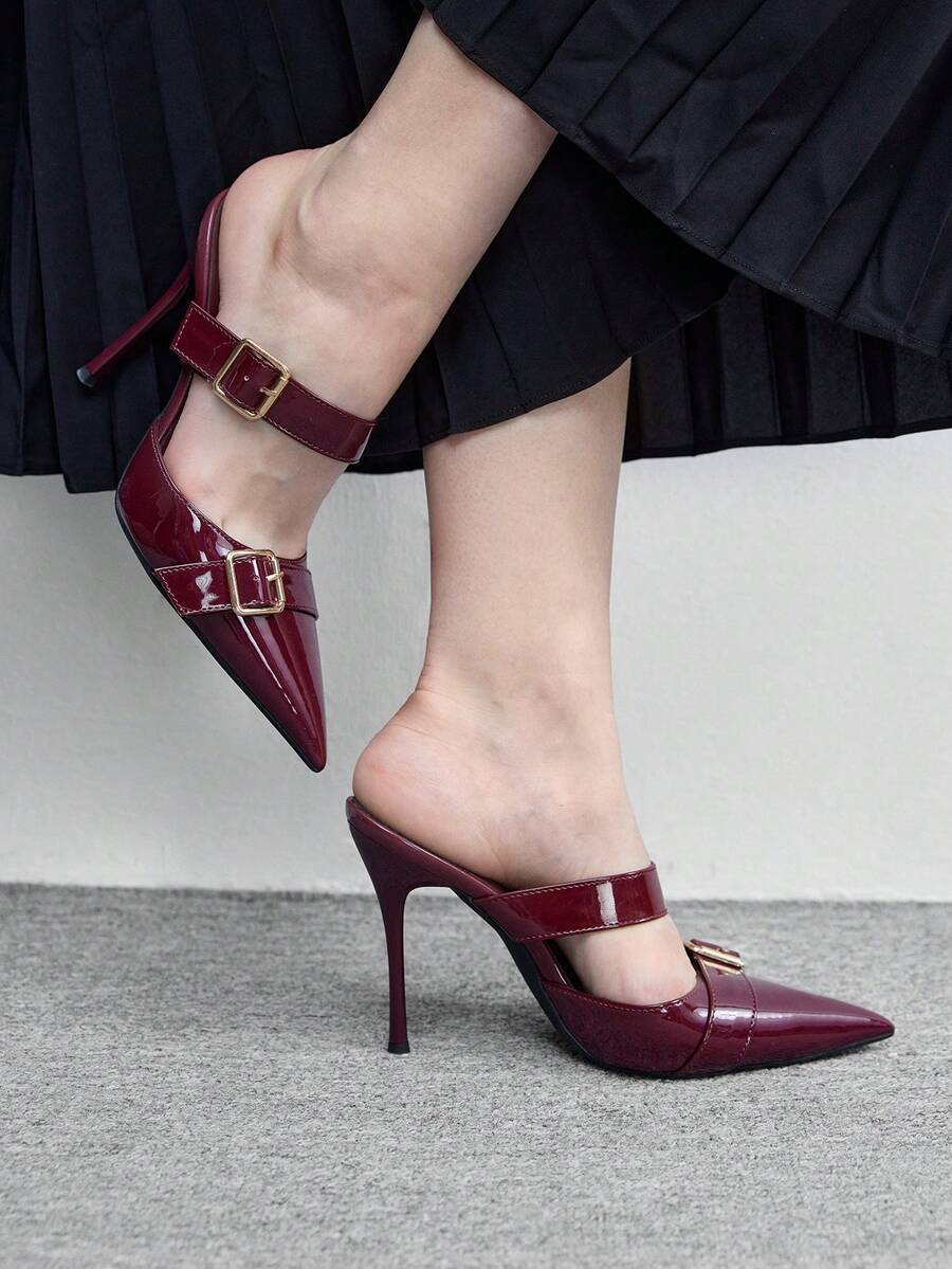 CUCCOO BIZCHIC Women Pumps - Burgundy - View 1