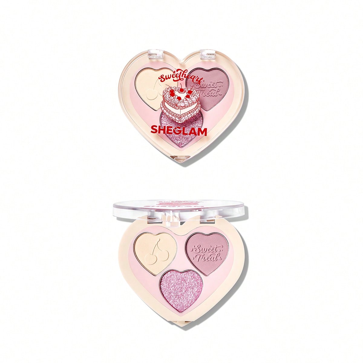 Shein Women's Strawberry Meringue Sweetheart Collection Berry Besties Color Trio- Brand Beauty Makeup Face Paint Cosmetic For Girls Perfect For Spring Summer Ideal For Y2k Fancy Fashion Suitable For Birthday Mother's Day Gift Rave Festival Party Ready Best Color