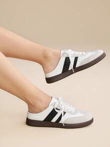 CUCCOO EASI Women's Casual Versatile Simple Commuter Shoes - black gray - View 7