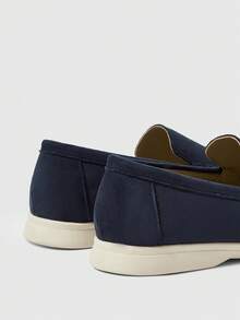 Women's Casual Versatile Commute Simple Flats Valentine's Day - Navy Blue - View 8