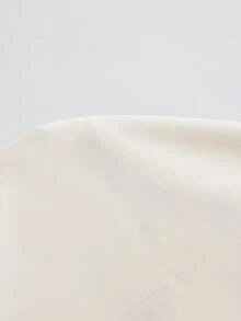 ATUI Studio Colete Feminino Sem Mangas com Decote em V e Amarração na Cintura, Colete Casual Minimalista de Cor Sólida, Camada Diária para Primavera e Verão para Escritório, Trabalho e Saídas - Caqui - Visão 5