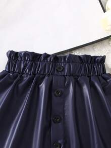 SHEIN Playful Pals Baby Girls Bottoms - Royal Blue - View 5