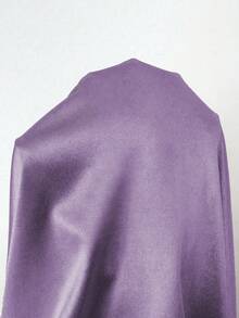 Rafferiza Đầm ôm dáng thanh lịch với thiết kế xếp ly phía trước, tay áo loe bằng vải satin, màu hồng nhạt, phù hợp cho tiệc tùng hoặc mặc hàng ngày, mùa thu/đông. - Màu tím hoa cà - Xem 7