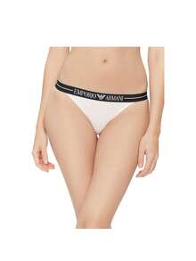 Armani 2 Pack Women's Thong - White/White - View 2