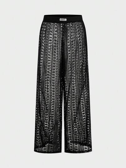 FeverCity Men's Solid Color Hollow Out Fashionable Pants