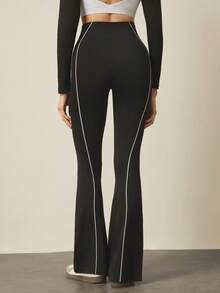 With My Calm 女士简约印花休闲运动裤 - 彩色 - 查看 2