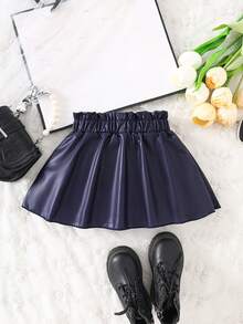 SHEIN Playful Pals Baby Girls Bottoms - Royal Blue - View 2