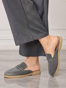 Sleekvia 女士平底鞋 - 灰色 - 查看 3
