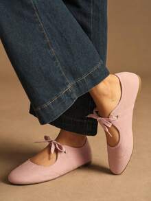 Rosivie Women Flats Valentine's Day - Coral Pink - View 6