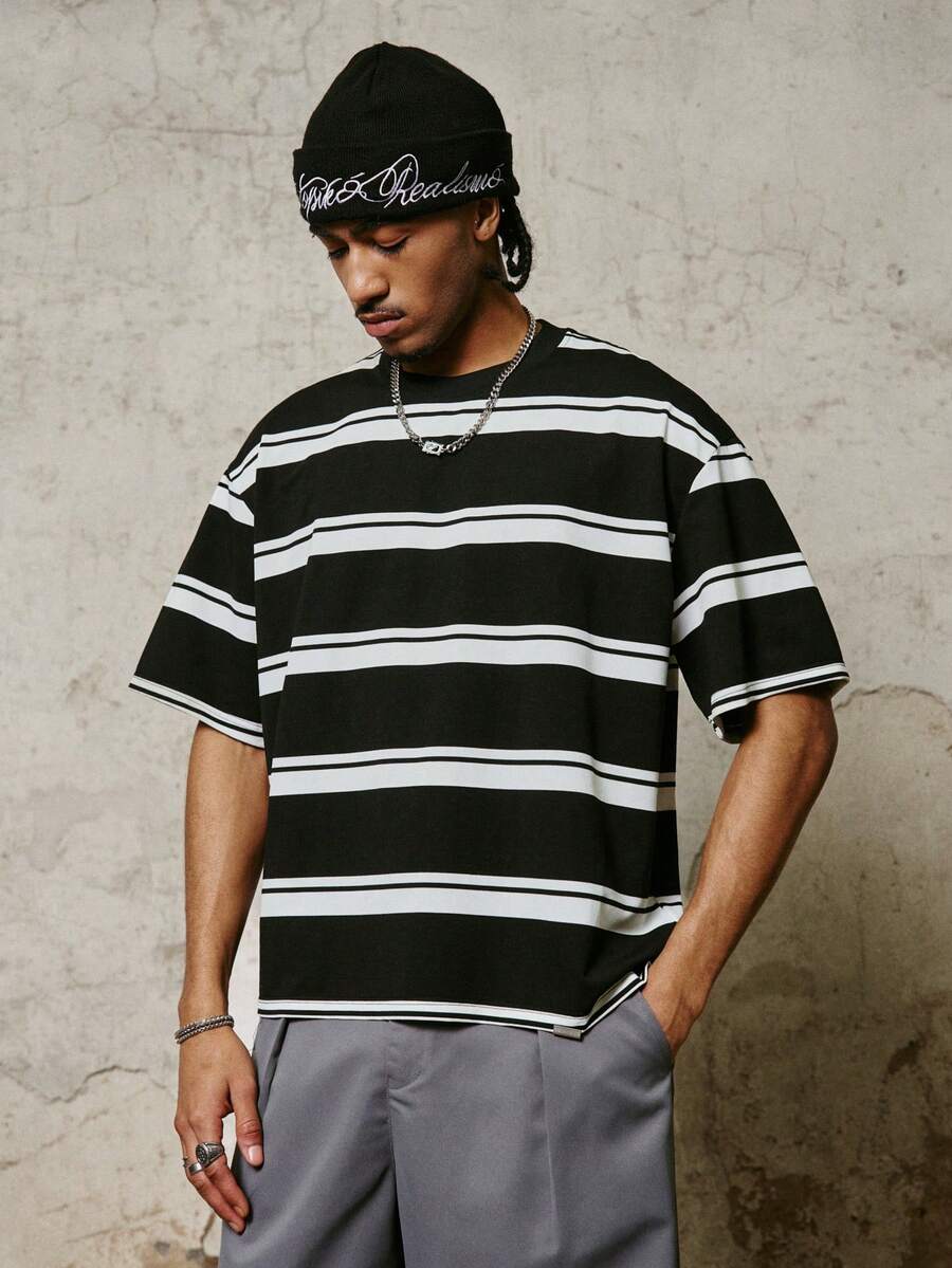 PAVTROS Men's Round Neck Short Sleeve Casual Summer Versatile T-Shirt - Multicolor - View 1