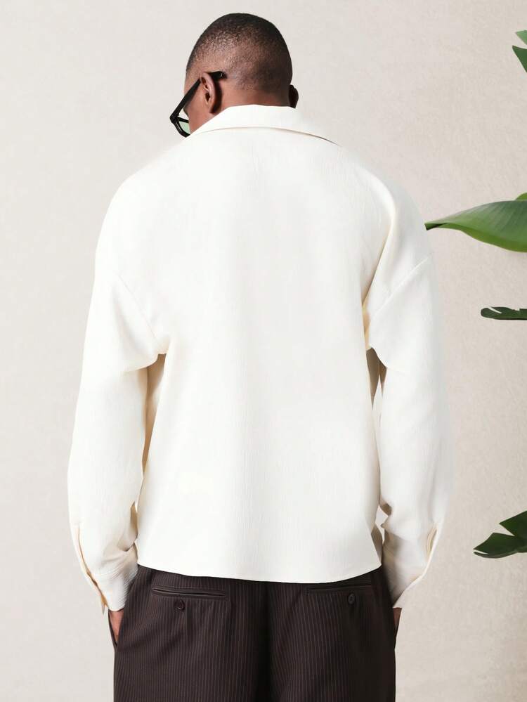 Long Sleeve Collared Button Down Shirt