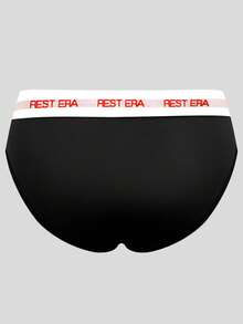 3pcs/Set Women's Fashionable Letter Print Panties - Multicolor - View 2