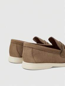 Sleekvia Zapatos planos para mujer - Marrón claro - Ver 8