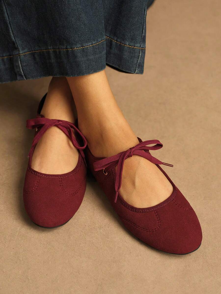 Rosivie Giày bệt nữ - Bordeaux - Xem 1