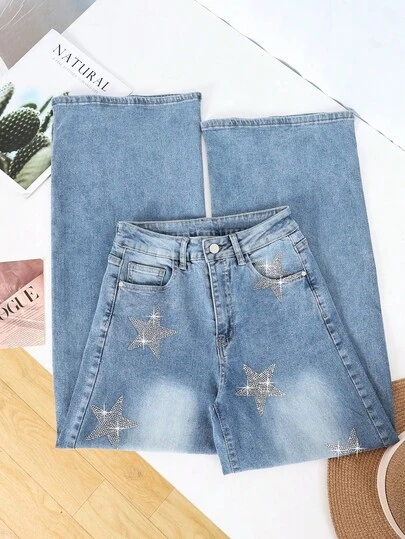 HIMARRI Pantalones acampanado de mujer pantalones vaqueros para mujer pantalones de mujer pantalones vaqueros pantalon de mezclilla dama pantalon de mezclilla dama