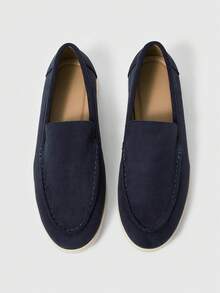 Women's Casual Versatile Commute Simple Flats Valentine's Day - Navy Blue - View 2