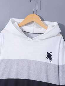 Teenage Boys' Casual Cool Comfortable Long Sleeve Hoodie And Pants Set - Multicolor - View 7