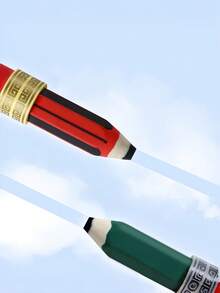 Joivida 1Pc/3Pcs 2B Pencil-Shaped Creative Cartoon Erasers, Stationery Supplies For Students - multicolor - View 5