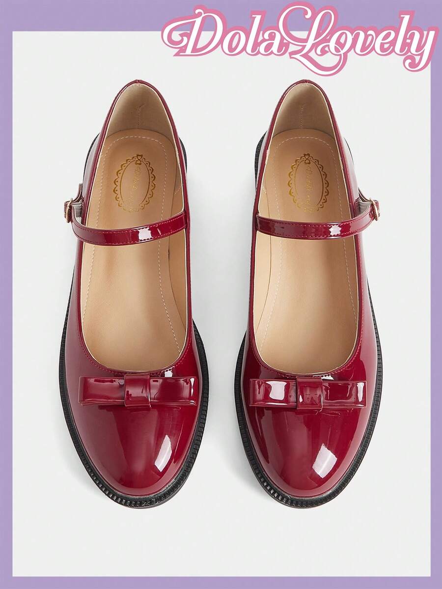 Dola Lovely Women Flats - Burgundy - View 1