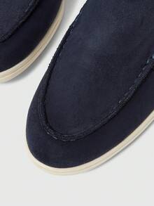 Women's Casual Versatile Commute Simple Flats Valentine's Day - Navy Blue - View 7