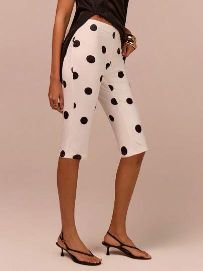 COSMINA Women's Versatile Elegant Knee-Length Shorts, Suitable For Commuting, Office, Dates, Parties, Spring