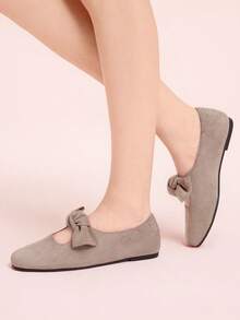 CUCCOO DOLLMOD Women Flats Valentine's Day - Grey - View 8