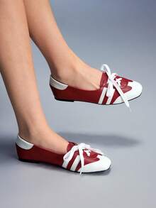 CUCCOO GRLICON Women Flats Valentine's Day - Red - View 4