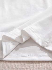 Souflis Souflis 2件套幼儿女童0-3岁休闲可爱小熊图案短袖T恤和裤子套装，春夏款 - 粉色 - 查看 5