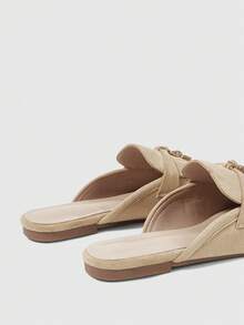 Sleekvia Women's Casual Versatile Slip-On Flat Shoes - Apricot - View 9