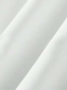 Manfinity Dauomo Men's Casual Letter & Bear Print Round Neck Short Sleeve T-Shirt, Summer - White - View 3