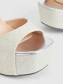 CUCCOO LuxiPop Women Heeled Sandals - Apricot - View 4