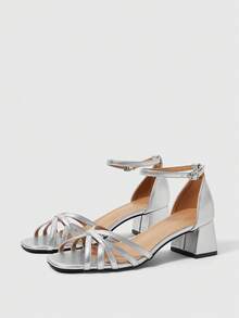 Sleekvia Women Pumps - Silver - View 10