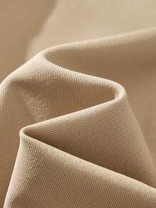 SHEIN 女童优雅休闲直筒裤，适合日常休闲外出穿着 - 杏色 - 查看 11