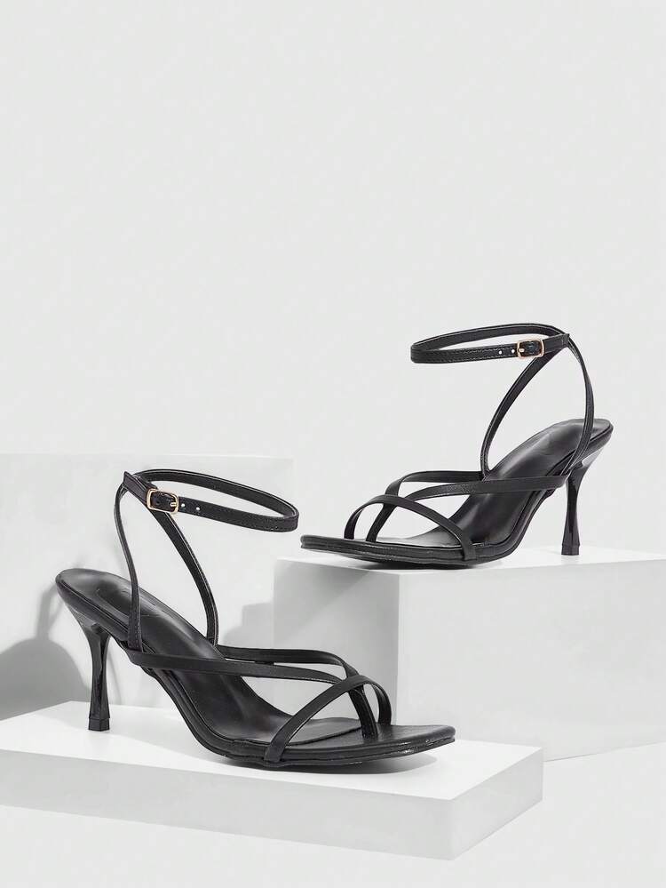 CUCCOO SZL Women's Fashionable And Elegant Heeled Sandals For Commuting Valentine's Day