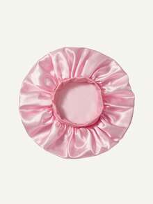 单件式干发帽，缎面多色图案，柔软弹力带带光泽，家用纺织品，适合日常居家佩戴 - 彩色 - 查看 9