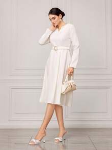 Sleekvia New Fashionable Versatile Rhinestone Bow Strap Stiletto High Heel Sandals For Christmas - White mesh - View 6