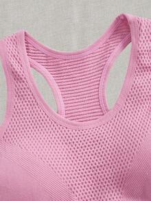 Easithlete 3pcs Women's Solid Color Seamless Sports Bras Combo Pack - Multicolor - View 5