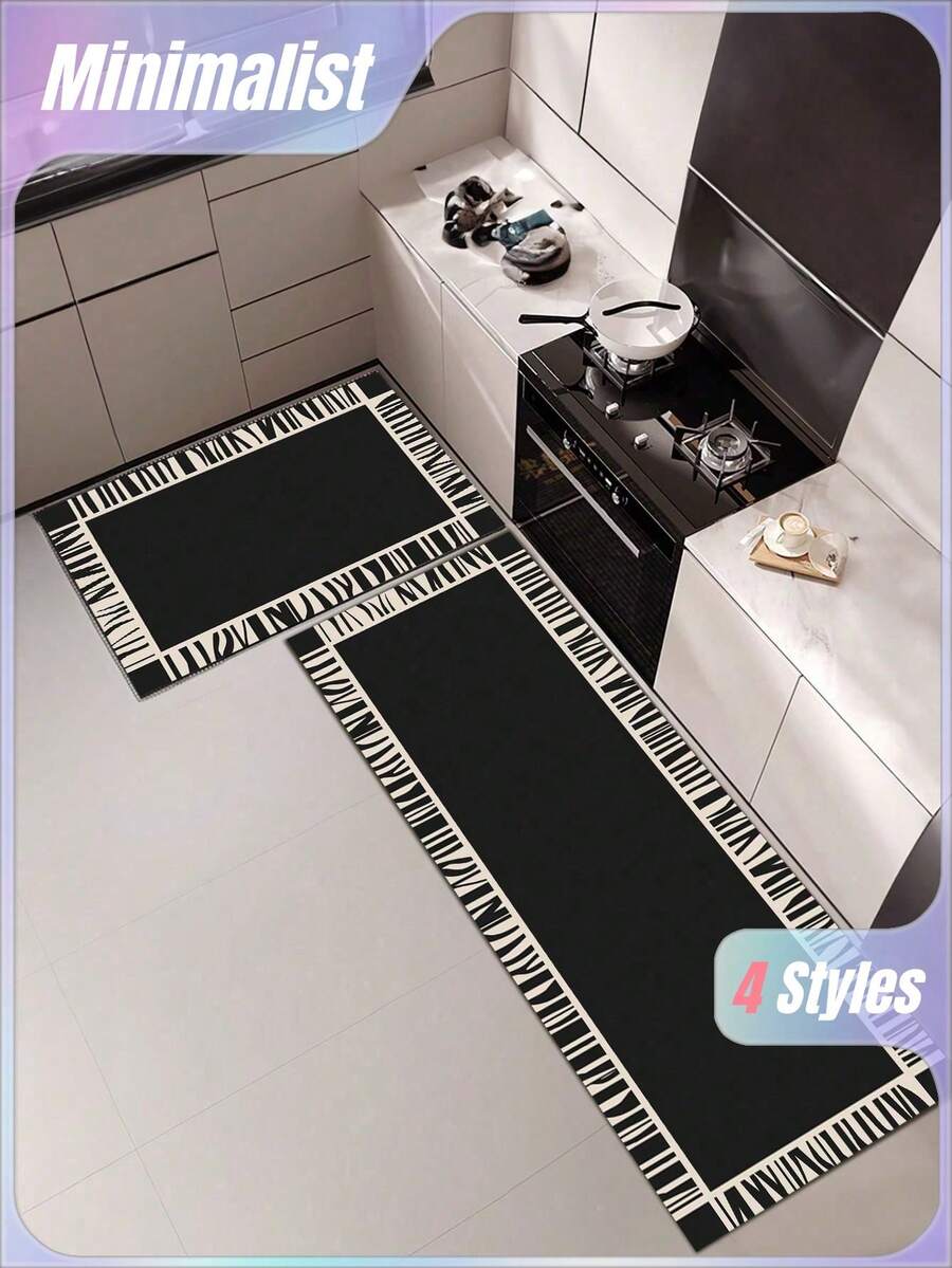 1 buah Keset Dapur Beludru Teknologi Diatom Gaya Minimalis Gelap. Karpet Dapur yang Menyerap dan Anti Kotor, Karpet Dapur Tahan Debu, Anti Selip dan Mudah Dirawat. Dapat Digunakan Sebagai Keset Dapur, Keset Ruang Makan, Keset Koridor, Keset Ruang Cuci, Dekorasi Ruangan.