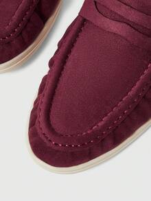 Sleekvia Zapatos planos para mujer - Rosa Fucsia - Ver 8