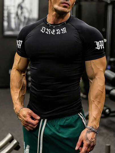 Manfinity Sport PWRUP Camisetas y Tirantes Deportivos para Hombres