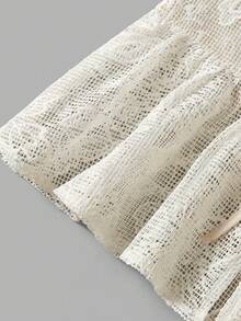 Maija Kids Maija Kids 一件少女休闲宽松刺绣蝴蝶结吊带背心，适合休闲外出、聚会、度假、派对、夏季和春季穿着。 - 杏色 - 查看 7