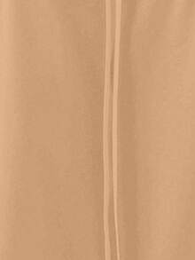 SHEIN LUNE Women's Solid Color Button Design Casual Loose Camisole - Khaki - View 8